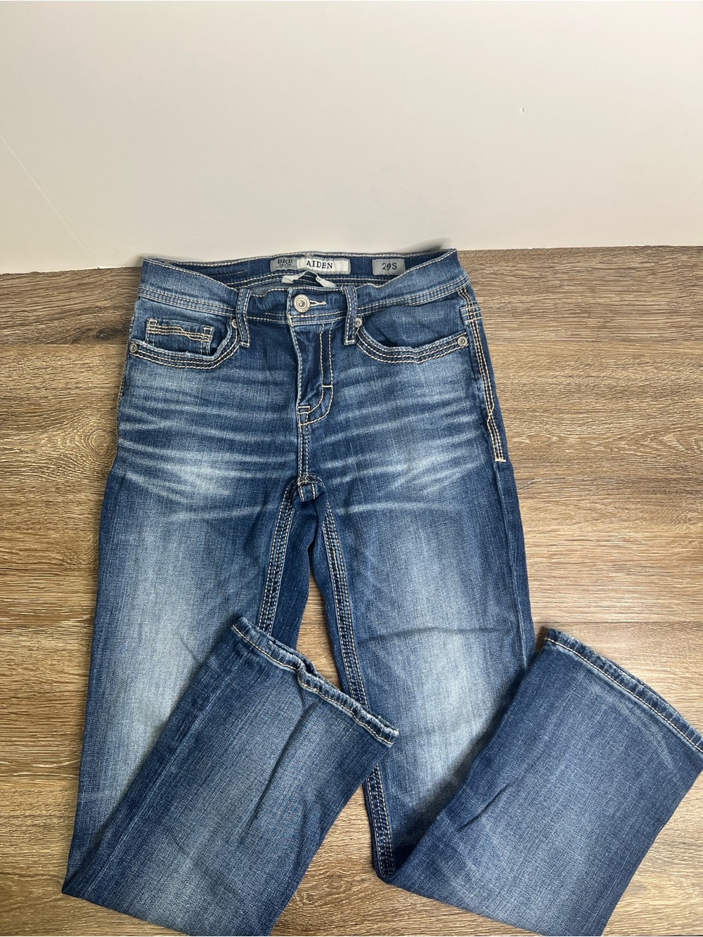 BKE Aiden Bootleg Jeans Women’s 29S Medium Wash Stretch Bootcut Denim